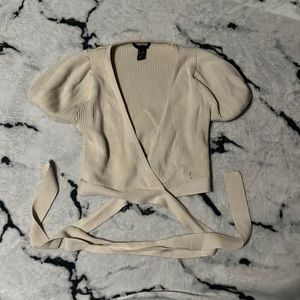 Wrap tie back cardigan (M)